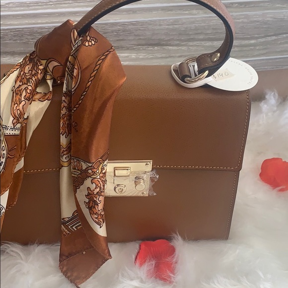 Deuce peches leather hand bag - Picture 2 of 8